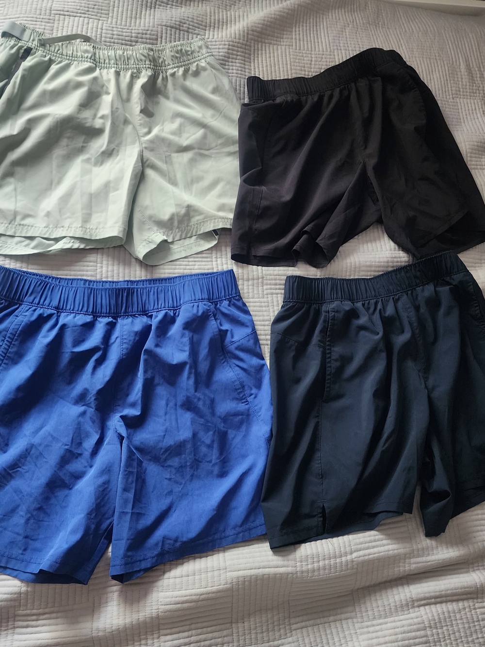 Old Navy Men's Athletic Shorts - Black, Blue, Light Green, Dark Navy